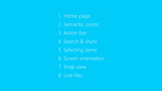 From iOS to Windows 8 App 