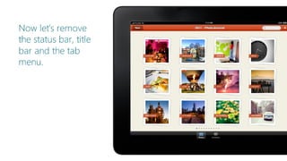 From iOS to Windows 8 App 