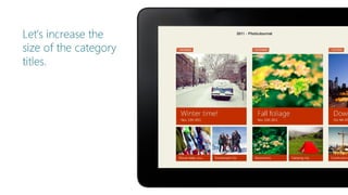 From iOS to Windows 8 App 