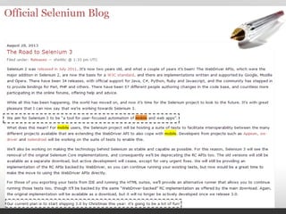 Try 1. Selenium 単体
なぜSeleniumだけなのか
ソフトウェアのバージョン管理
Selenium3
http://seleniumhq.wordpress.com/2013/08/28/the-road-to-selenium-3/
 