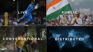 D I S T R I B U T E D
L I V E P U B L I C
C O N V E R S AT I O N A L
 