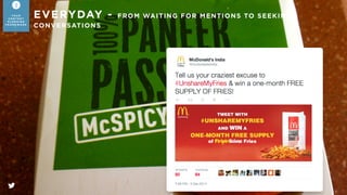 @SamsungAU
Samsung Australia
The #Note4 adjusts the picture to your
surroundings. Pretty clever, right?
#MoreThanBig
EVERYDAY - FROM WAITING FOR MENTIONS TO SEEKING
CONVERSATIONS
2
YO U R
C O N T E N T
P L A N N I N G
F R A M E W O R K
 