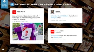 6
3
1 0 R U L E S
F O R G R E AT
C O N T E N T
RECOGNISE YOUR CHAMPIONS - ADVOCATES
 