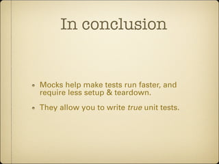 Win at life with unit testing