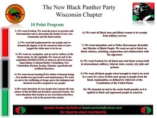 Wisconsin New Black Panther Party