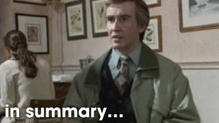 in summary…
 