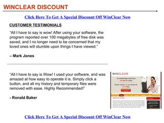 [object Object],[object Object],[object Object],[object Object],ADVANTAGES OF HAVING WINCLEAR: WINCLEAR DISCOUNT Click Here To Get A Special Discount Off WinClear Now Click Here To Get A Special Discount Off WinClear Now 