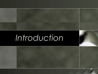 Introduction
 