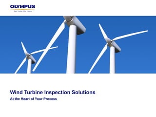 Wind Turbine Inspection Solutions
At the Heart of Your Process
 