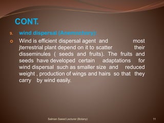 Wind as an Ecological Factor by Salman Saeed | PPTX