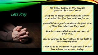 Let’s Pray
 