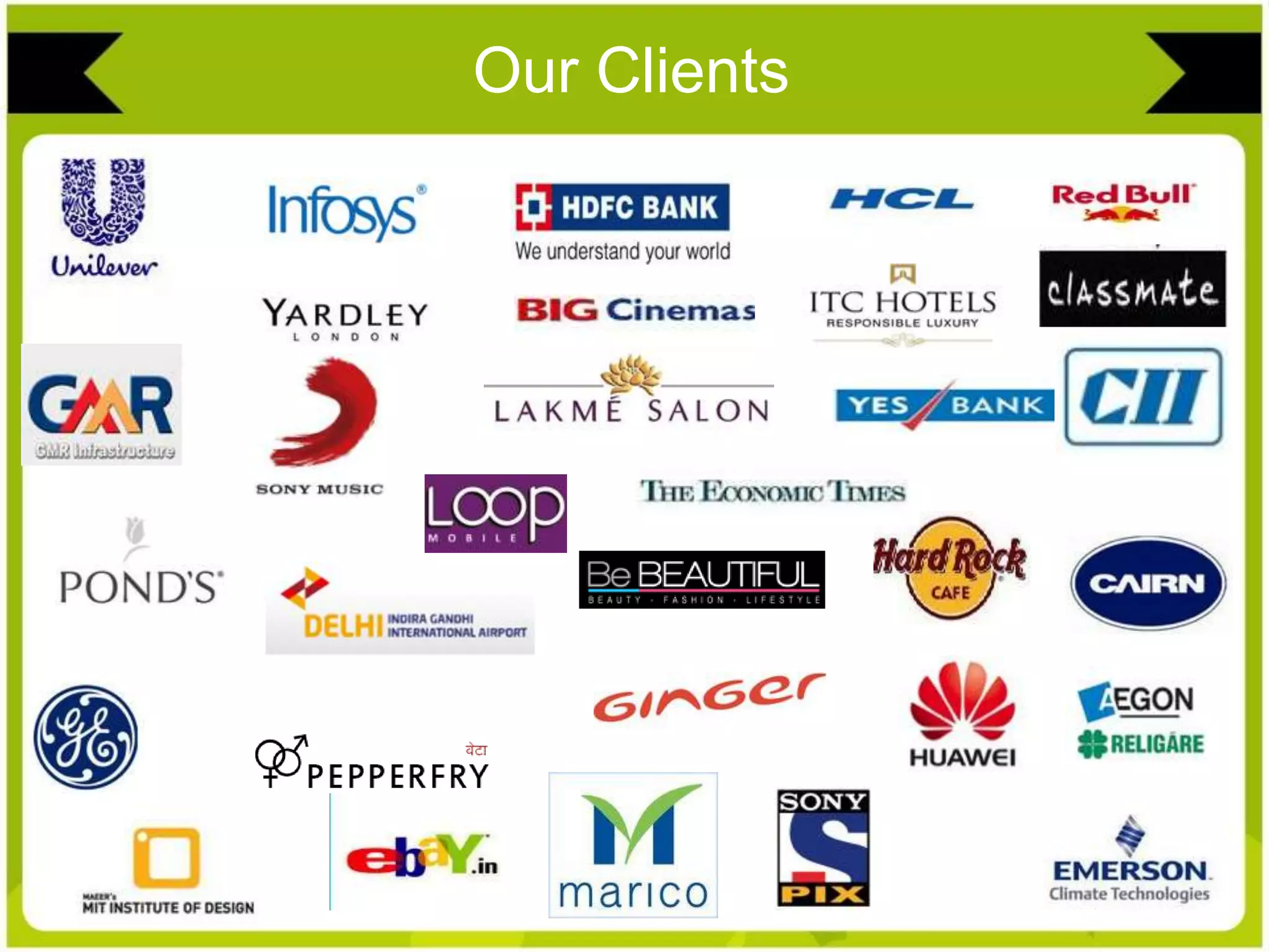 Our Clients
 