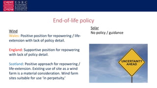 Planning for the future of onshore wind and solar farm | PPTX