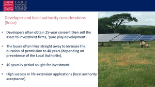 Planning for the future of onshore wind and solar farm | PPTX