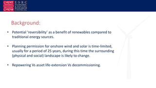 Planning for the future of onshore wind and solar farm | PPTX