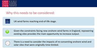 Planning for the future of onshore wind and solar farm | PPTX