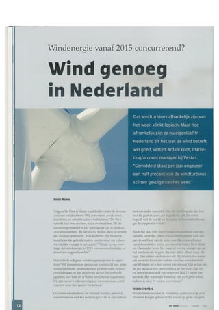 Artikel Windenergie Het Weer Magazine.