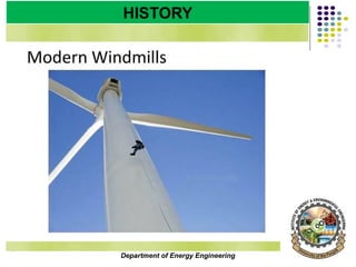 Department of Energy Engineering
16
HISTORY
 