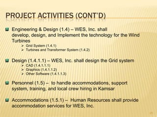 Resources – POWER GRID The existing power grid in the region of Kamsar, Guinea will be upgraded to distribute the additional generated power.13