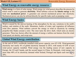 Wind energy renewable energy resources | PDF