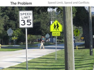 The Problem Speed Limit, Speed and Conflicts 