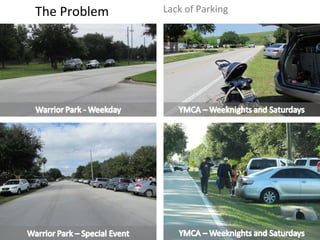 The Problem Lack of Parking 