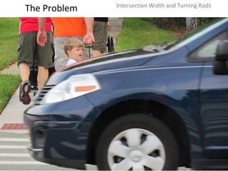 The Problem Intersection Width and Turning Radii 