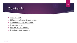 Wind erosion | PDF