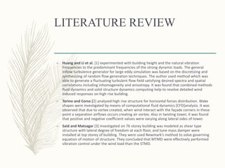 Wind excitation control in skyscraper static and dynamic study | PPTX