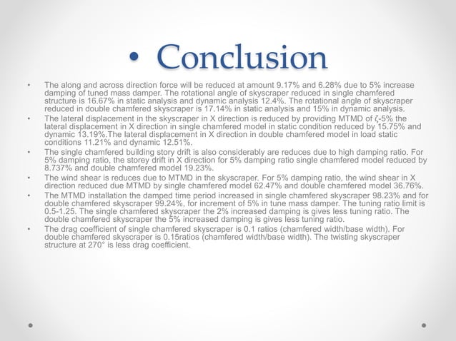 Wind exicitation control on skyscrapper | PPT