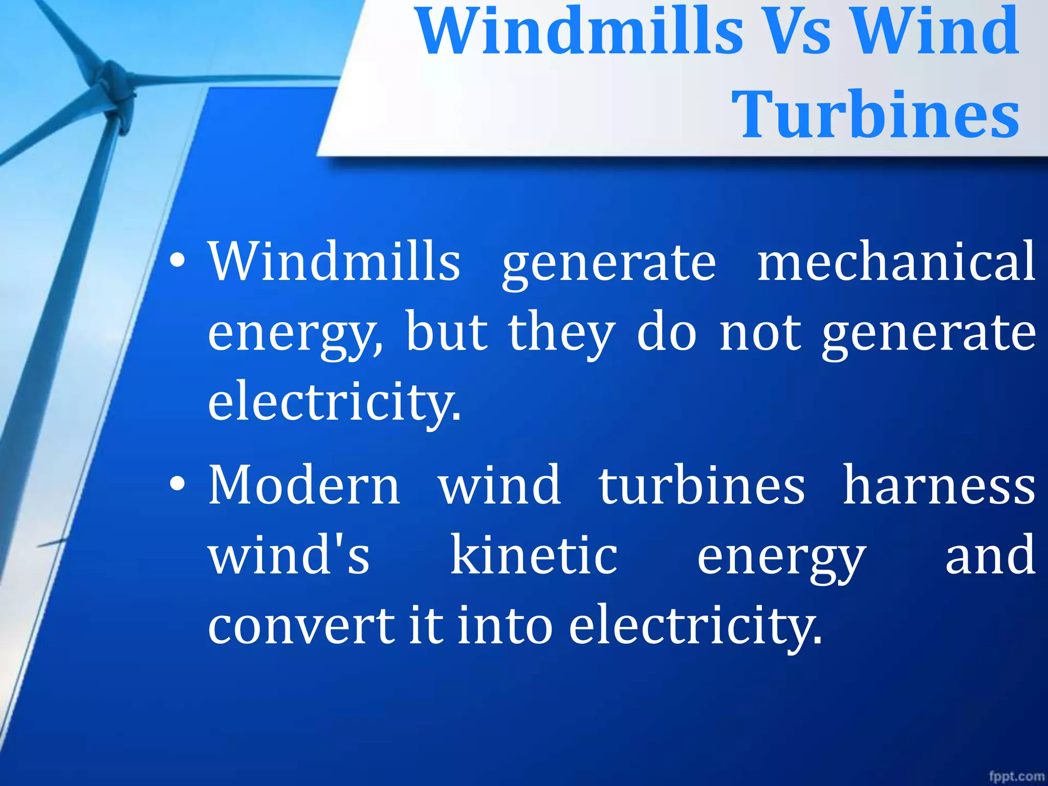 Energy from Offshore wind farm | PPTX