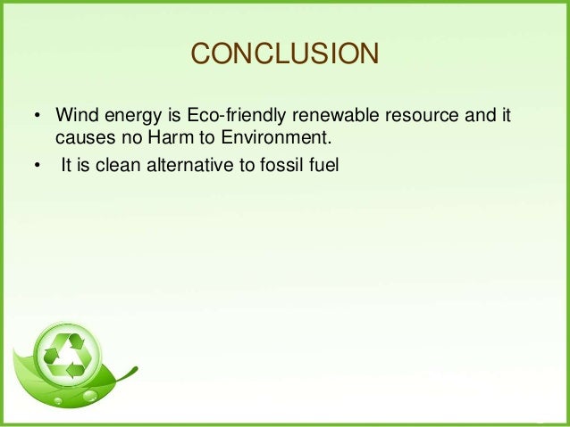 conclusion for wind energy essay