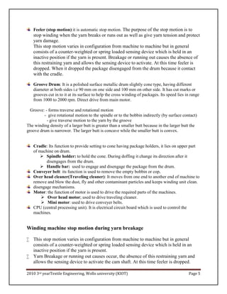 Winding Motion Rotation Winding process2010 | PDF
