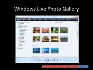 Windows Live Photo Gallery 