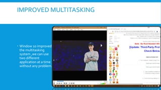 Window Multitasking Problems Window 10 ppt | PPTX