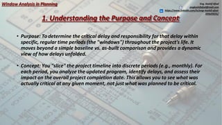Window Analysis in delay analysis of Construction project | PDF