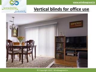 Window Blinds in Bangalore
