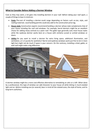 Technical Details: An Architect's Guide to Loft Conversions