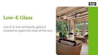 Window Glass 6 Common Types