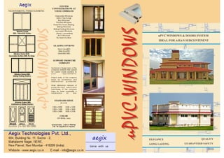uPVC Window leaflet