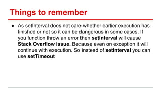 Window object methods (timer related) | PPT