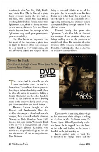 Reviews - Window on Travel 2012