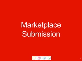 Marketplace
Submission

              21
 