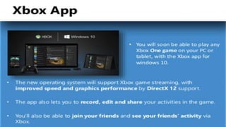 Windows 10 features | PPTX