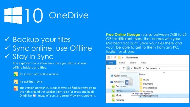 10 onedrive windows sync how OneDrive your Backup 10