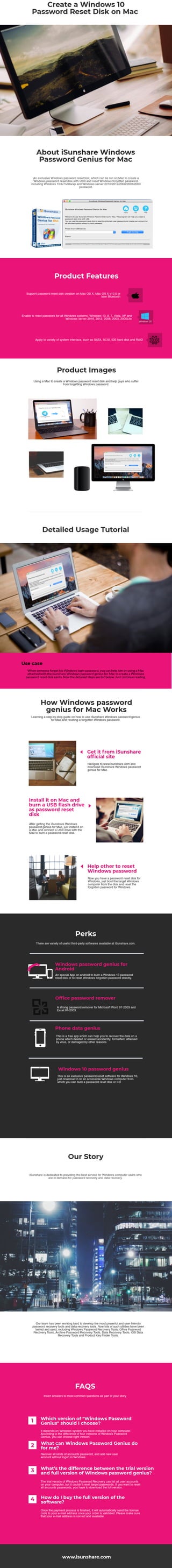 Create Windows 10 Password Reset Disk on Mac