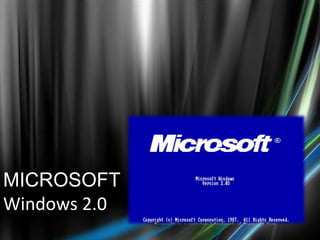 MICROSOFT Windows 2.0 