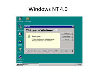Windows NT 4.0
 