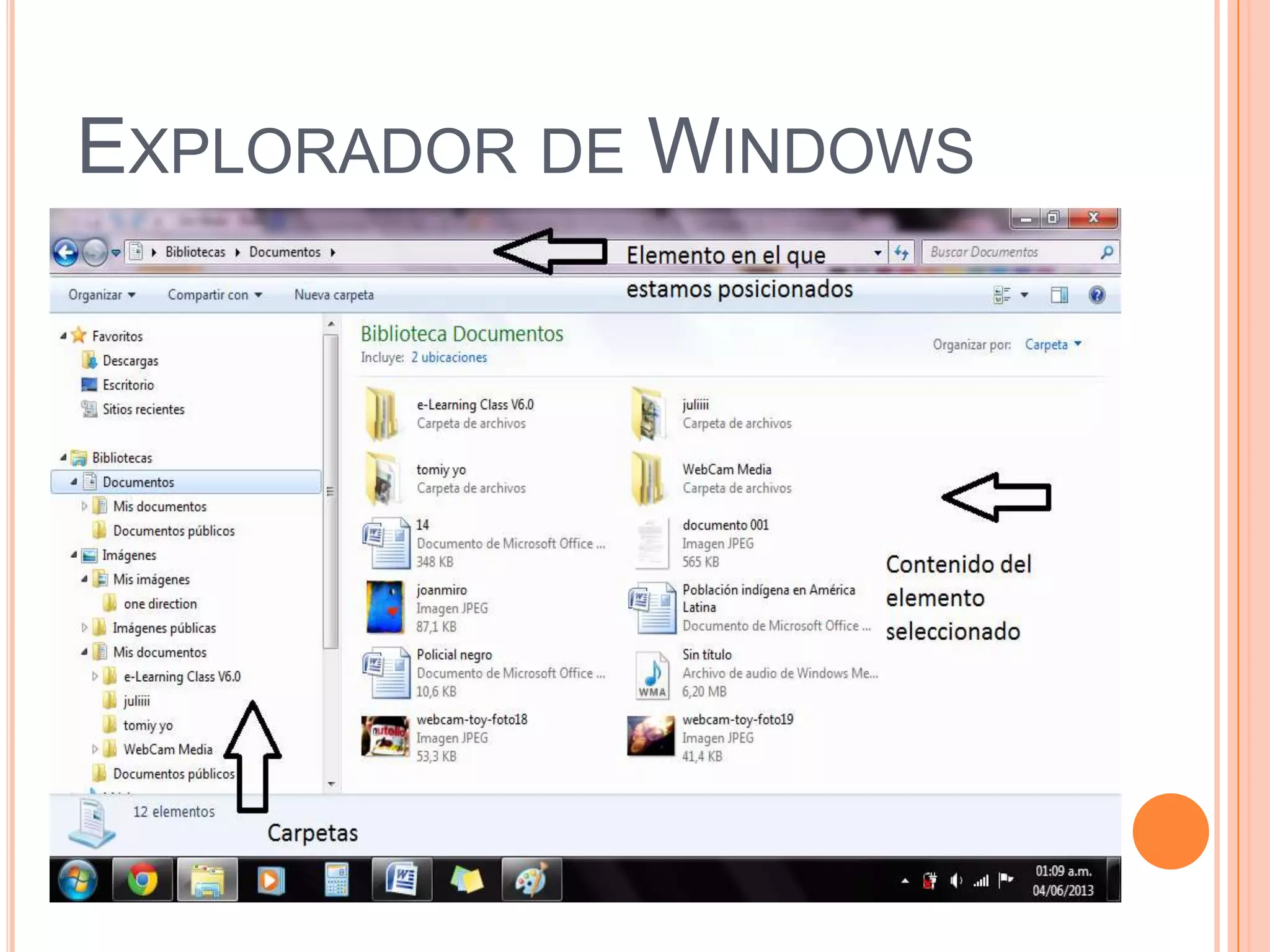 EXPLORADOR DE WINDOWS

 
