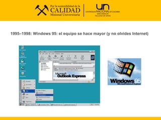 1995–1998: Windows 95: el equipo se hace mayor (y no olvides Internet)
 